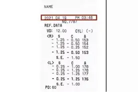 一分钟教你读懂验光单图片