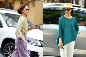 难怪50岁后都不穿打底裤！今年流行“天丝衣”，显瘦还显高级图片