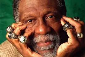 历史第一人!NBA宣布退役拉塞尔6号球衣,詹皇等10人获准继续穿6号图片