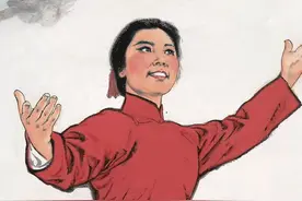 周昌谷笔下人物、花卉却明艳多姿！图片