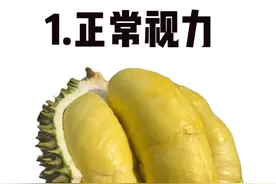 不同近视度数下看到的世界，第3张笑不活了图片