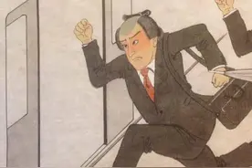 扎心…打工人速看！日本浮世绘画家笔下社畜的真实面貌图片