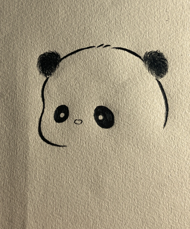 这一种简单画熊猫，零基础快收藏