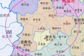 四府并宜春，江西宜春如何成为行政区划最古怪的地级市？图片