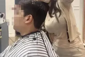 梗图秀秀0726：这女理发师总给我一种特殊的感觉图片