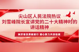 尖山区人民法院热议市中院刘雪峰院长宣讲党的二十大精神时的讲话精神（一）图片
