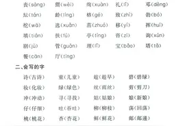 部编版二年级语文（下册）１~８单元、期末复习手册，替孩子收藏图片