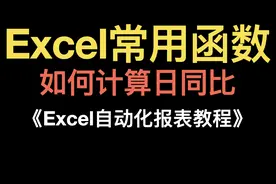 Excel常用函数(6)-如何计算销售日同比图片