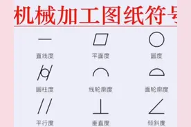 机械加工工艺图纸符号标注大全图片