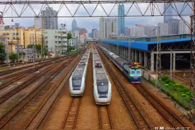 百年广九铁路，后来内地段也叫广深铁路，是中国第一条准高速铁路图片