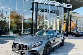 难得一见！2021款奔驰AMG-GT暗夜特别版实拍，上路总价超过155万图片