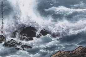 胸有波涛 笔下风雷——徐生华的海洋画图片