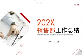 220414-销售部工作总结图片