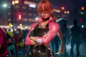 《拳皇》夏尔美的眼睛成为永远的遗憾，如今通过AI绘图终于还原图片