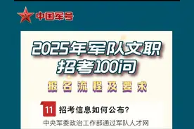 2025年军队文职招考100问（报名流程及要求）图片