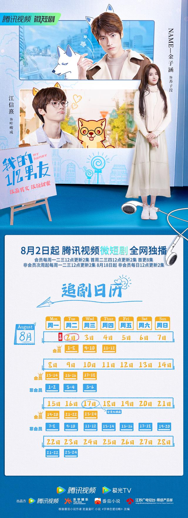 番茄小说原创IP《学神恋爱攻略》改编微短剧今日播出