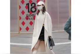 重庆妹子的街拍很真实，冬天里的穿搭各式各样，美得不重样图片