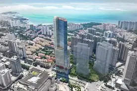 242米！原青岛第一高“财富中心”焕新亮相！图片