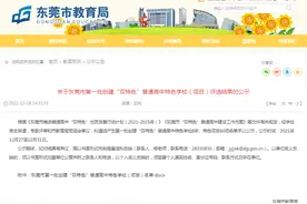 第一批！东莞这8所中学上榜！有你家娃在读的吗图片