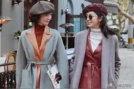 这对“母女”才是秋冬最正确的打开方式，保暖又时髦，照穿就对了图片