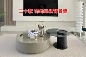 二十款简约悬浮电视墙分享图片