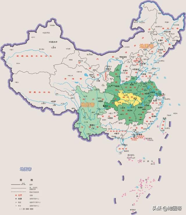 “九省通衢”武汉，指哪九省？