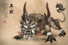 年的由来——年兽图片