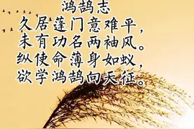 身如蝼蚁当有鸿鹄之志，命如草芥当有不屈之心图片