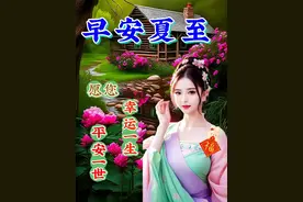 6月21日今日夏至，夏至祝福语图片带字图片