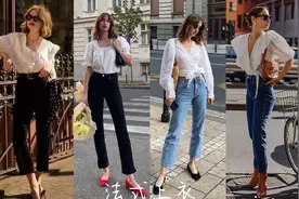 入秋后火了一种衬衫叫：法式衬衫，比普通白衬衫浪漫，氛围感一绝图片