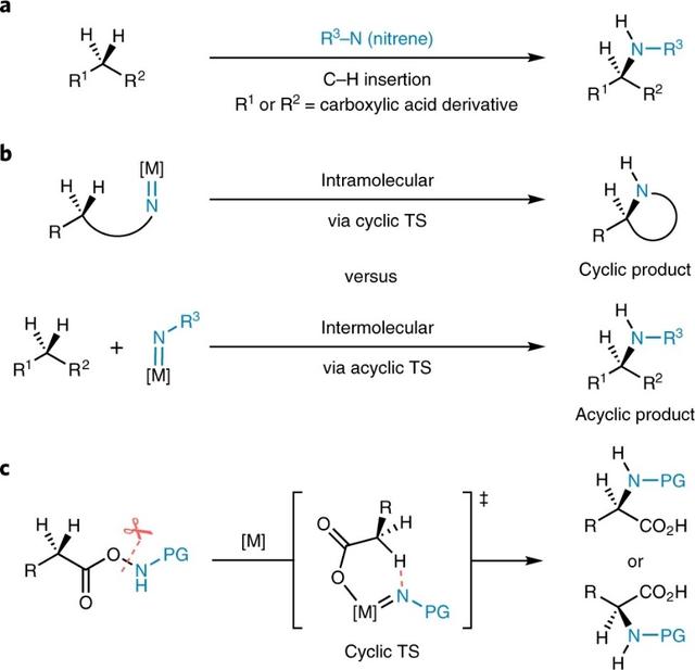Nat. Chem.：手性α-氨基酸合成新方法——1,3-氮迁移