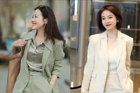 5种不一样的“西装”穿法，学会了让西装焕发生机，更有女人味图片