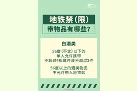 外出玩耍，带这些坐地铁的注意咯图片