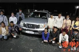 柬埔寨一男子涉嫌将13名男女偷渡入境泰国，被警方逮捕图片