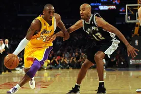 08西决科比极致的中投表演：邓肯被迫提前夹击，鲍文几乎球球垫脚图片