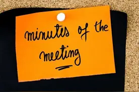 会议记录写作重点和模板图片