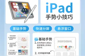 超全iPad手势和分屏！过年放假要学会图片