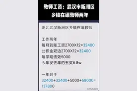 武汉新洲区乡镇在编教师工资标准参考图片