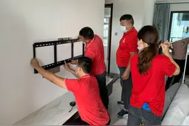 世界杯观赛大屏电视选购：TCL98寸电视安装回顾（多图）图片