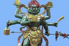 道教的地司太岁神殷元帅，为什么三头六臂？图片