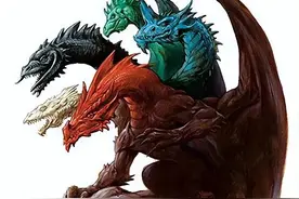 dnd中的龙神，五色龙后提亚马特图片