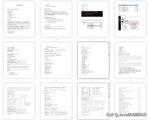 Mysql高性能优化笔记（含578页笔记PDF文档），收藏了