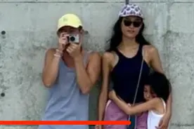 陈冠希分享全家福，7岁女儿腿长快赶上爸爸的，继承妈妈超模身材图片