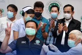 泰国卫长阿努廷确诊新冠图片