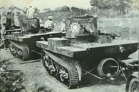 抗战初期国军装备过哪些坦克？1937年9月1日淞沪会战日军占领吴淞图片