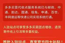 多多买菜盘算快递收发，菜鸟驿站下最后通牒，末端大战又要开打？图片