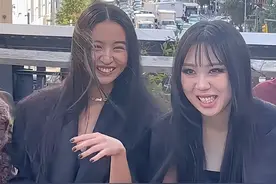 纽约这一天，日本“神颜”少女与娜扎同框，网友笑麻了：我又不瞎图片