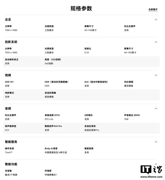 投影画面可触控交互，8999元三星The Premiere 5投影仪上市