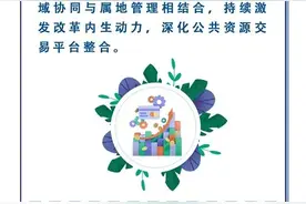 一图读懂 | 国家发展改革委关于推动长江三角洲区域公共资源交易一体化发展的意见图片