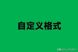 11个自定格式的Excel小技巧，动图演示，让你一看就懂图片